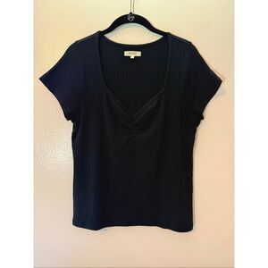Madewell Ribbed Sweetheart Tee